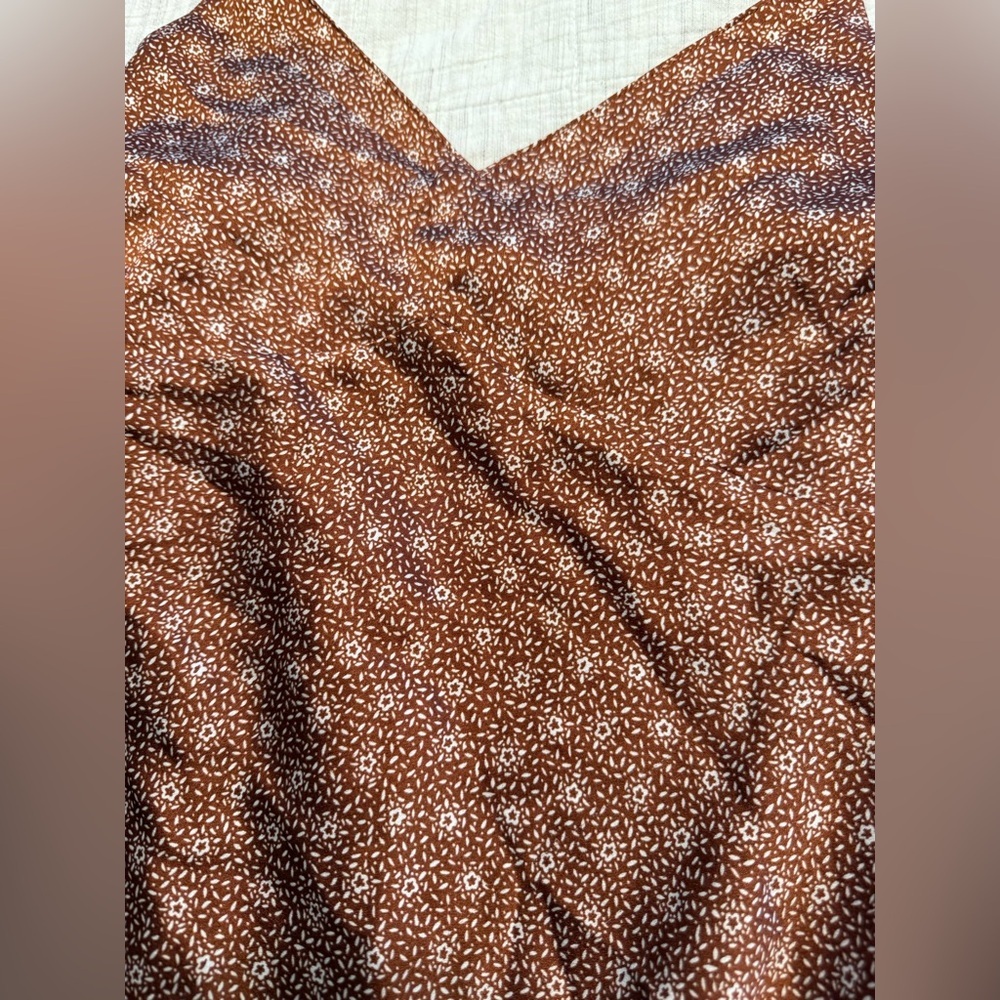 Abercrombie & Fitch Mini Dress Slip Style Silky Satin Large - Picture 2 of 10
